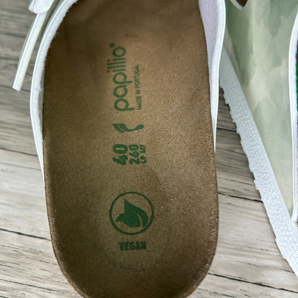 Birkenstock Size 9 Arizona Grooved Vegan Platform Papillio Sandals 40 Narrow - Picture 6 of 7